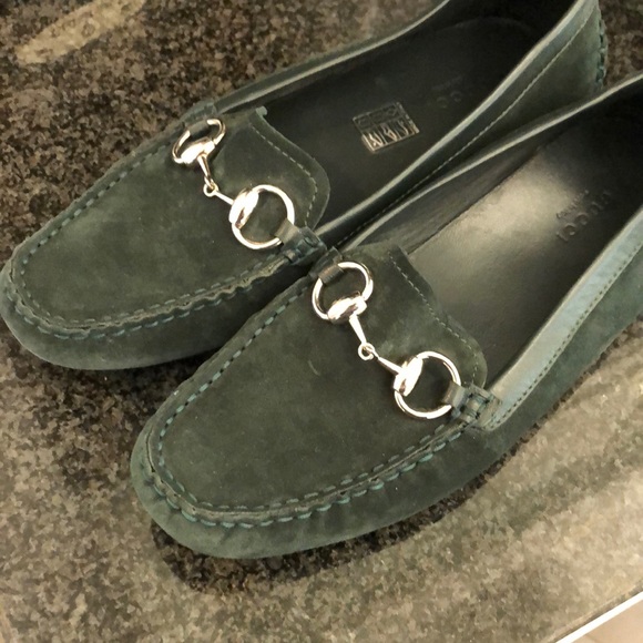 Gucci Suede Horsebit Loafers - Picture 8 of 10